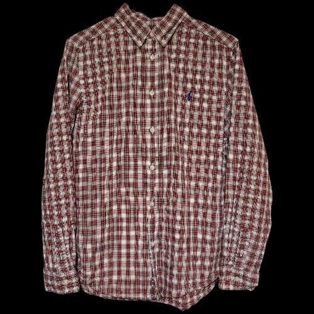 Ralph Lauren Boys XL (18-20) Long Sleeve Button Front Shirt